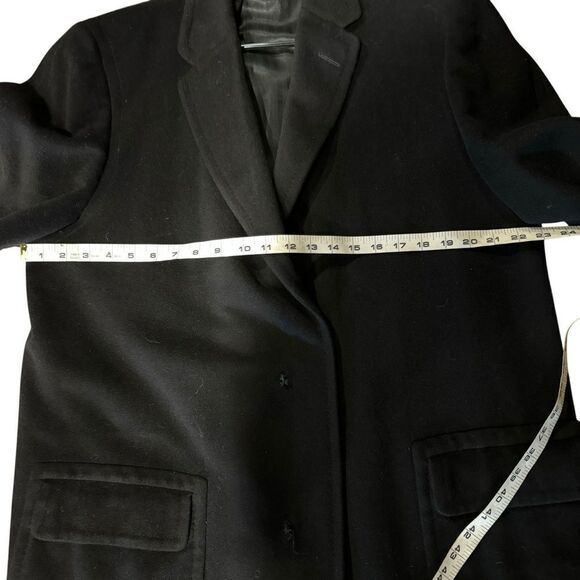 Hart Schaffner & Marx Vintage 100% Cashmere Heavy Pea Coat - Picture 14 of 14
